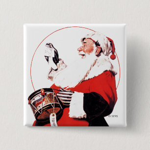 Drum for Tommy 15 Cm Square Badge