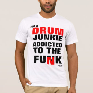 Drum Junkie - Black T-Shirt