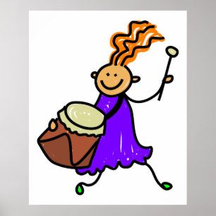 Drum Kid Poster