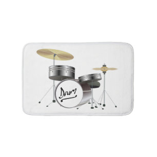 Drum Kit Bath Mat