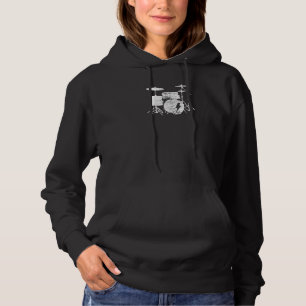 Drum Kit For Drummers Drummer Hoodie