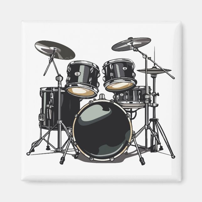 Drum kit magnet (Front)
