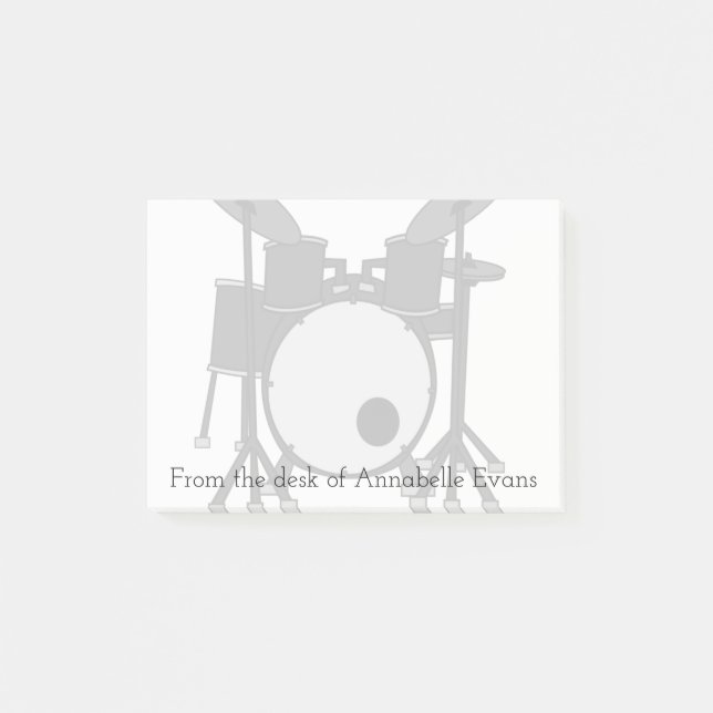 Drum Kit Post-it Notes (Front)
