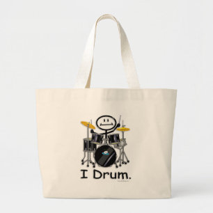 Drum Large Tote Bag