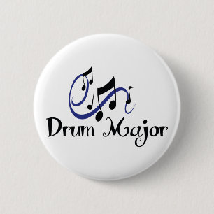 Drum Major 6 Cm Round Badge