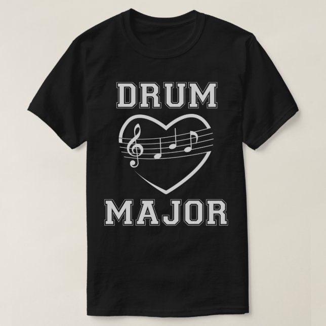 Drum Major Marching Band T-Shirt (Design Front)