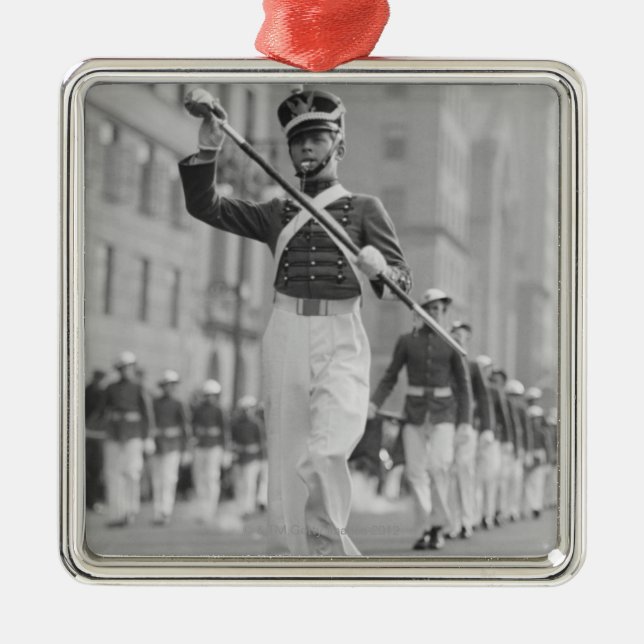 Drum Major Metal Tree Decoration (Front)