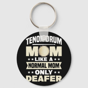 Drum Mum Marching Band Mothers Day Drummer Key Ring