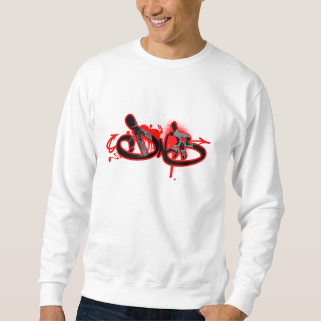 Drum n Bass Graffiti Style Sweatshirt (Front)