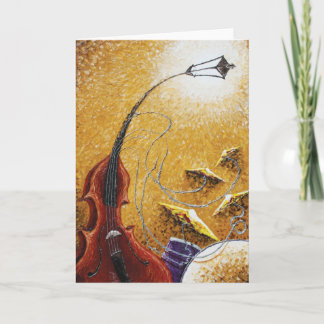 Drum 'n' Bass Greeting Card