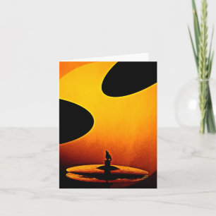 Drum or Drummer Greeting Card or Note Card