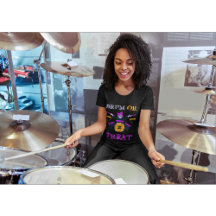 Drum or Treat Skeleton Halloween