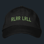 Drum Paradiddle RLRR LRLL Drumming Hat for Drummer<br><div class="desc">If you're a drummer,  you get it - and you'll love this paradiddle RLRR LRLL ball cap. What a great gift idea for anyone who loves drums and drumming!

Be sure to visit my store at www.zazzle.com/drumjunkiegraphics for more musician merch and music gift ideas!</div>