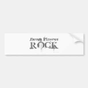 Drum Players Rock Bumper Sticker