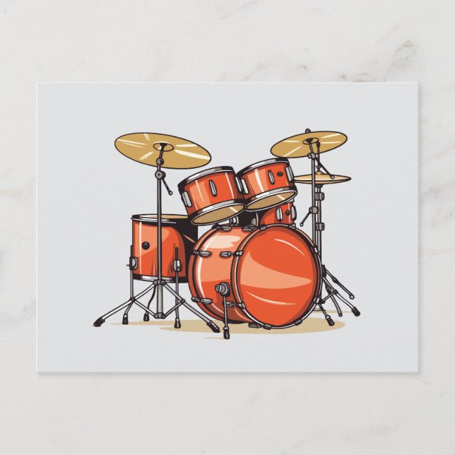 Drum  postcard (Front)