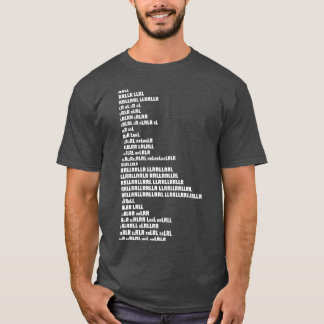Drum Rudiments Drummer RRLL  T-Shirt