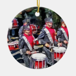 Drum Section Ceramic Ornament