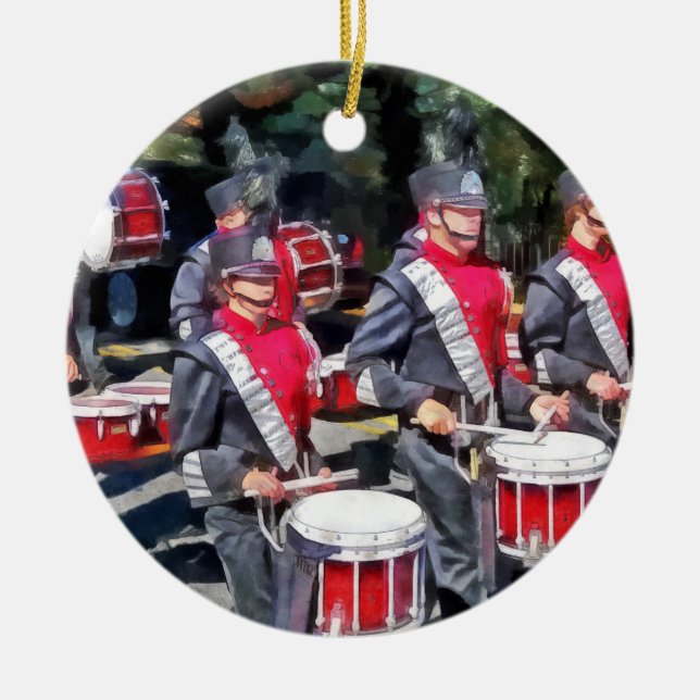 Drum Section Ceramic Ornament (Front)
