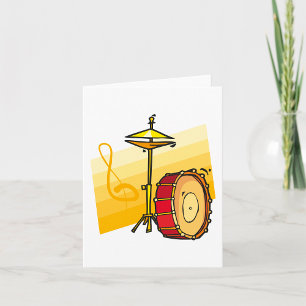 Drum Set Card