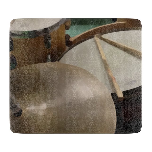 Drum Set Cutting Board (Front)