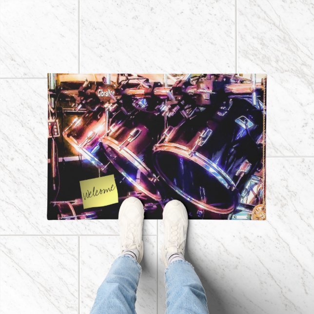 Drum Set Doormat (Indoor)