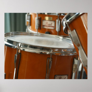 Drum Set, Heartbeat of the Band Poster