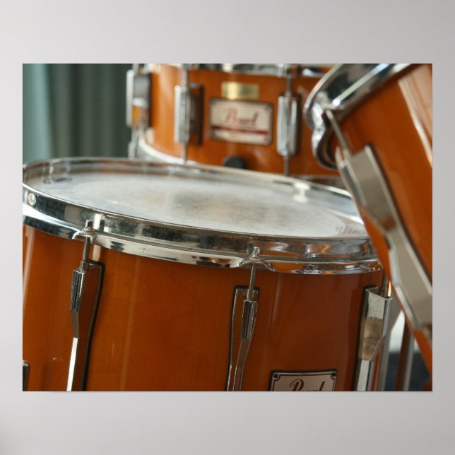 Drum Set, Heartbeat of the Band Poster (Front)
