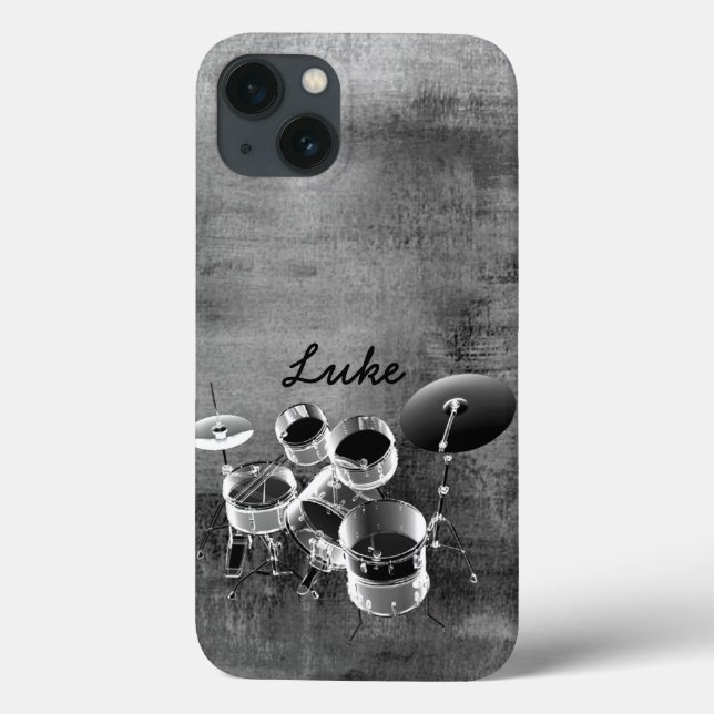 Drum Set / Personalised Gift for Drummers Case-Mate iPhone Case (Back)
