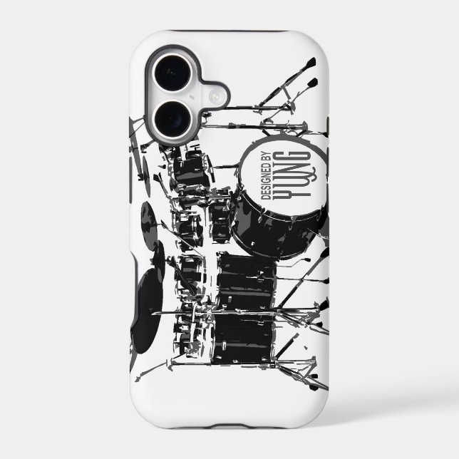 Drum Set Phone Case (Back)