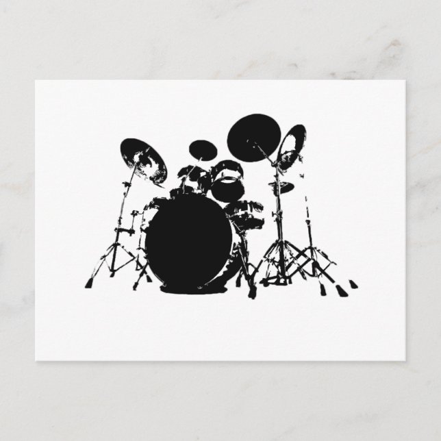 drum set PNG Postcard (Front)