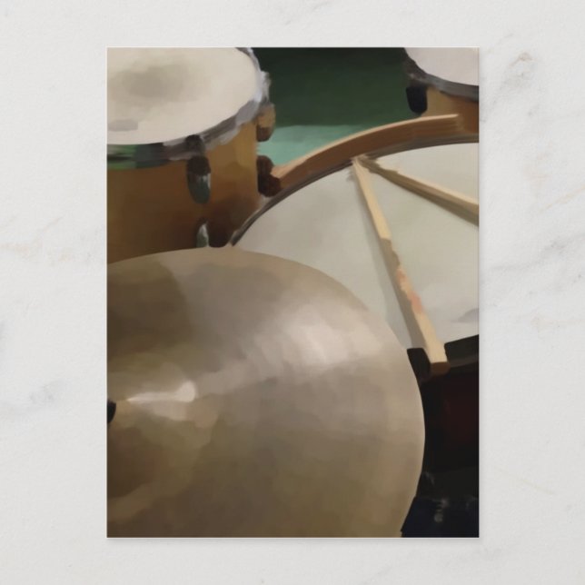 Drum Set Postcard (Front)