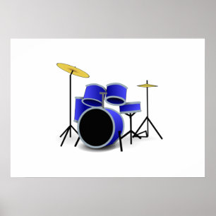 Drum Set Poster