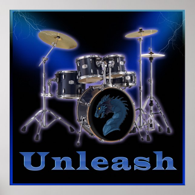 Drum set Poster (Front)