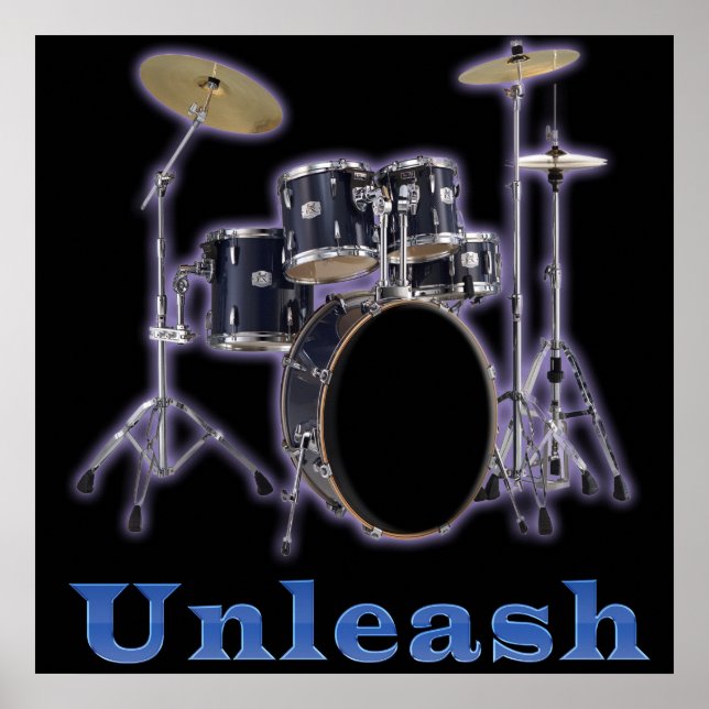 Drum set posters art (Front)
