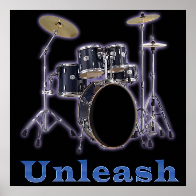 Drum set posters art (Front)