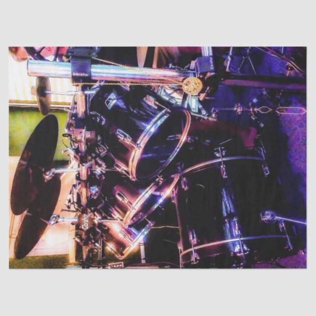 Drum Set Tissue Paper (Front)