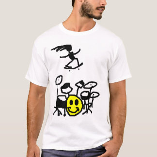 Drum, Skate, Smile T-Shirt