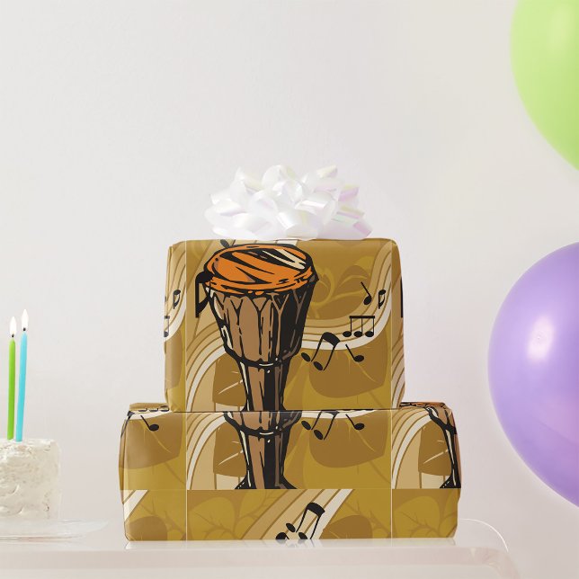 Drum Sound Wrapping Paper (Creator Uploaded)