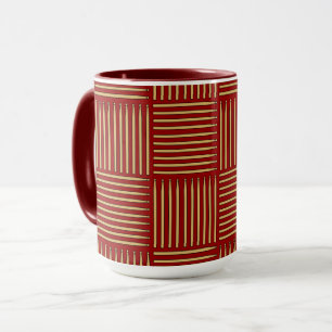 Drum Stick Crosshatch Mug