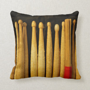 Drum Sticks Drummer Musician Percussion Pillow