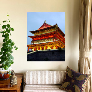 Drum Tower of Xi'An Poster