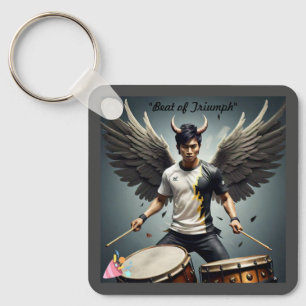 "Drumbeat of Success" Key Ring