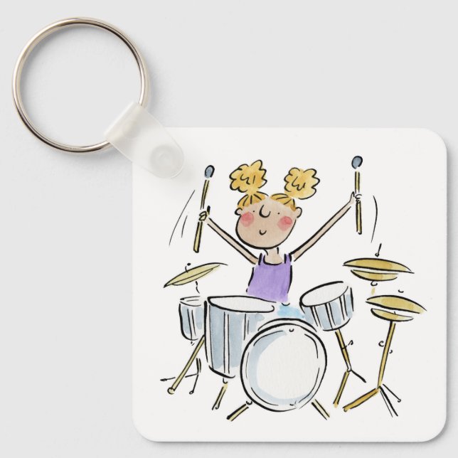 Drumkit Key Ring (Front)