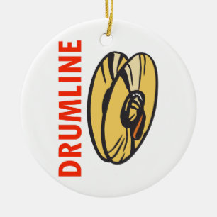 DRUMLINE CERAMIC TREE DECORATION