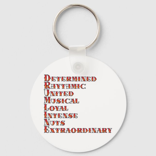 Drumline Definition Key Ring (Front)