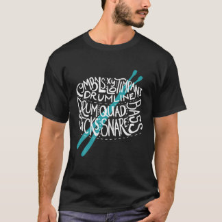 Drumline Marching Band, School Band T-Shirt
