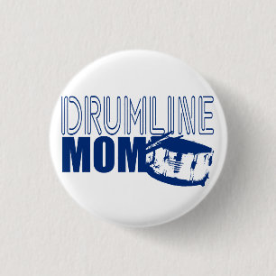 Drumline Mum Blue 3 Cm Round Badge