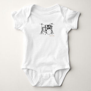 Drummer baby bodysuit