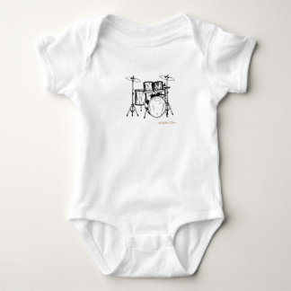 Drummer baby bodysuit