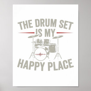 Drummer   Band drums musician gifts Poster